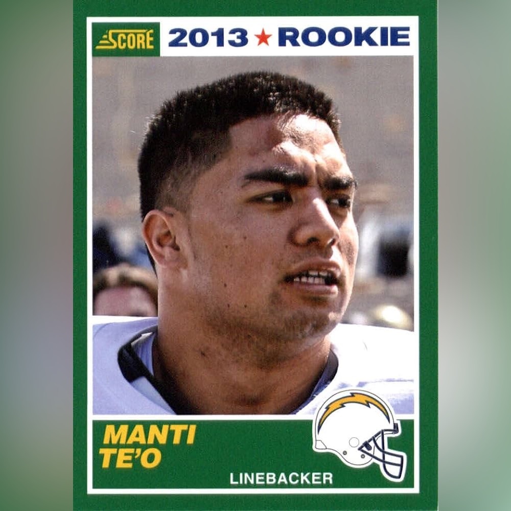 2013 Score NFL Football Rookie Card #395 Manti Te'o